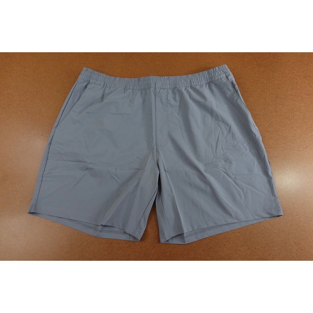 Fresh Clean Threads Mens Size 2XL Wedgewood Blue Stretch Performance Shorts New